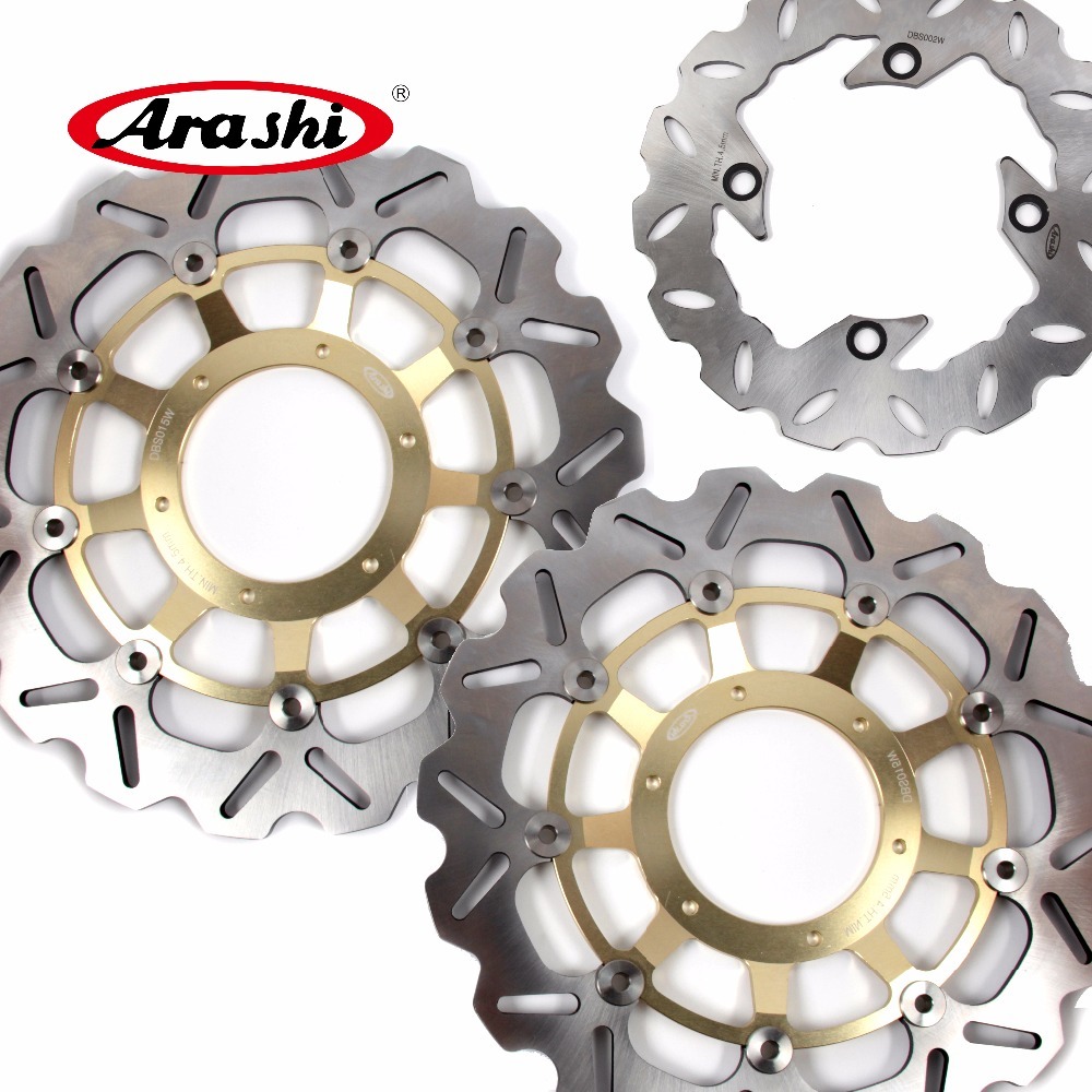 

Arashi For HONDA CBR600RR 2003-2015 CBR1000RR 2004-2005 Front Rear Brake Disk Disc Rotor 2006 2007 2008 2009 2010 2011 2012 2013 2014