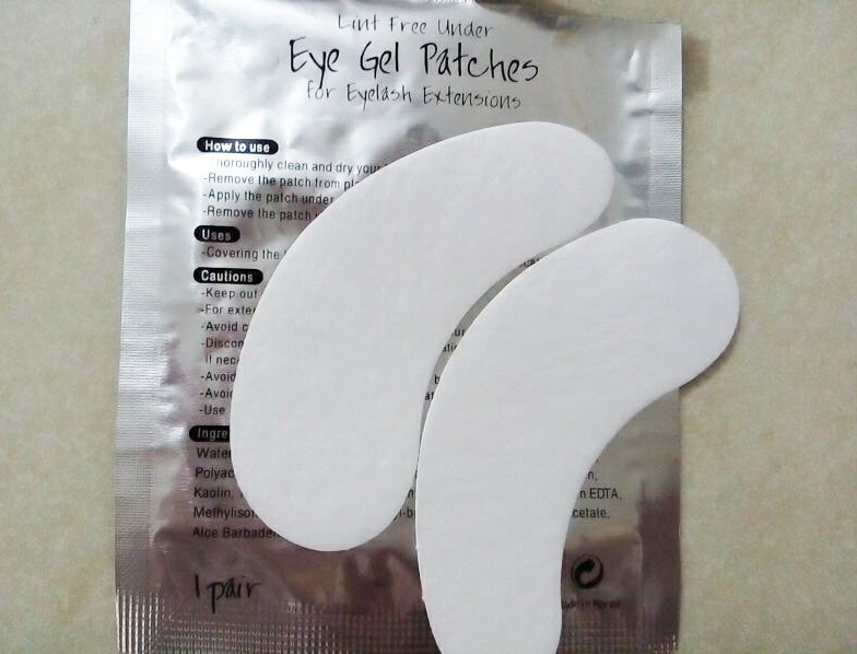 

50 Pairs lint free Silk Eye Patch Eyelash Lash Extension Tool Supply Tape EyelashTape Eye Gel pads silk