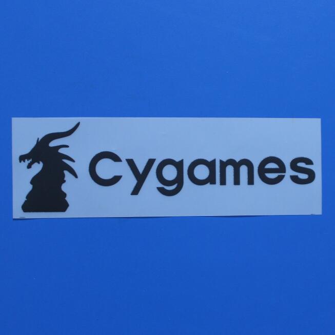 

2018/2019 Cygames Sponsor for Serie A FONT soccer patch Cygames back Sponsor badge, Black