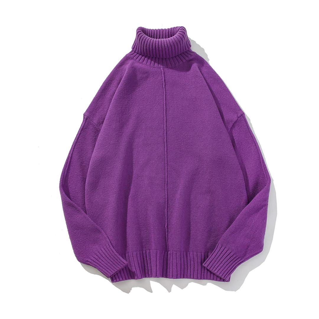 

Korean Strip Thickening Knitting High Lead Solid Color Slim Fit Men's Sweater 2018 Winter Cotton Pullover Male Clothes -2XL, Black