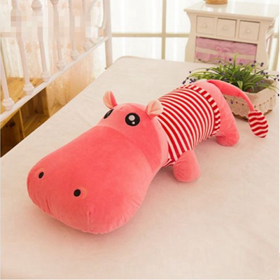 large stuffed hippos