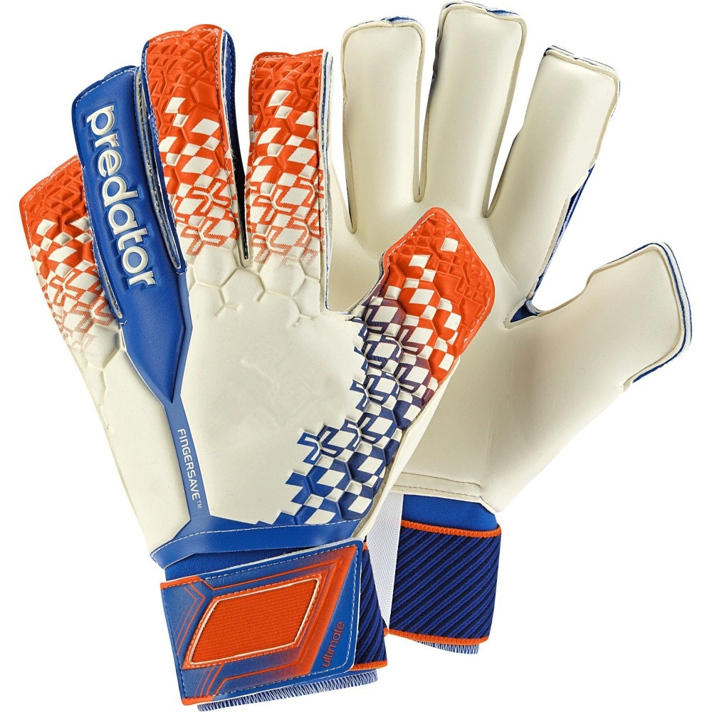 

Whole Latex Goalkeeper Football Gloves Soccer with Finger Protection, Black