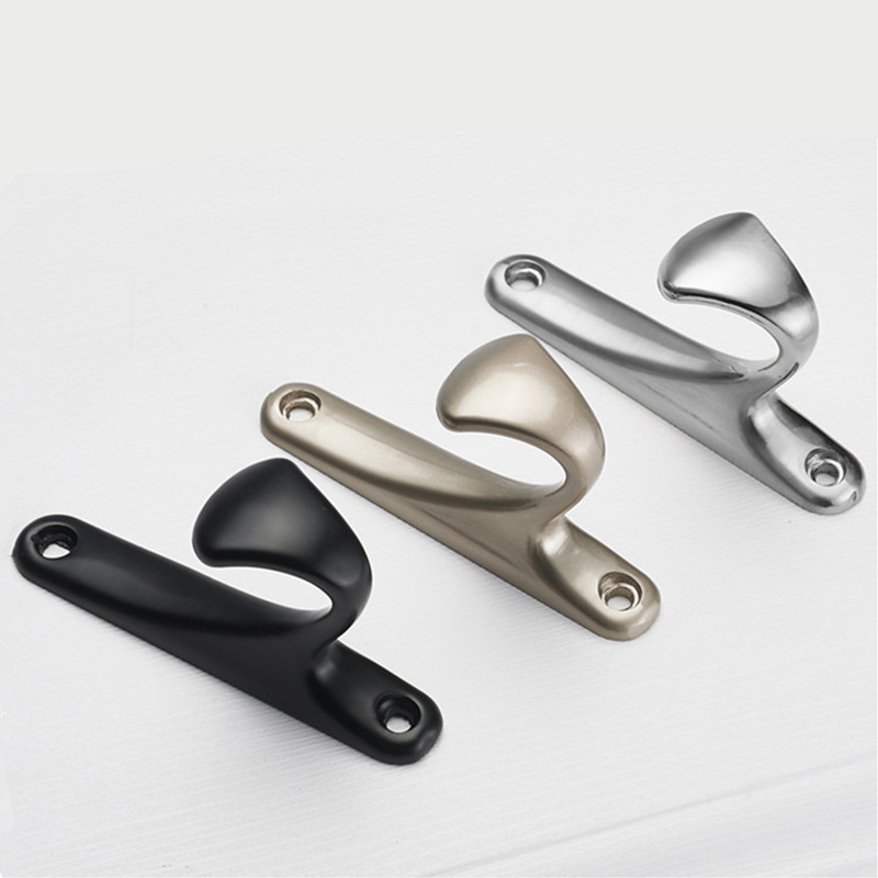 

Robe Hook Hangers Vintage Zinc Alloy Wall Hook Rustic Key Coat Bag Hat Hanger Black Chrome Nickel Robe Hooks For Home Bathroom