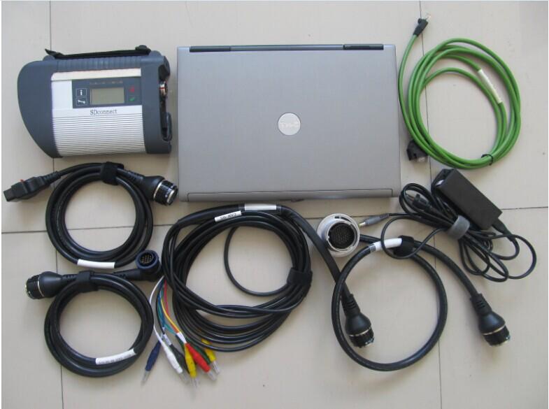

mb star c4 wifi diagnose tool hdd 320gb software xentry das epc with d630 laptop ready to work