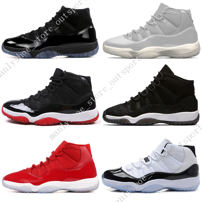 11 11s Cap and Gown Prom Night Mens Basketball Shoes Gym Red Bred PRM Velvet Heiress Blue Barons Concord men Sport Sneaker trainers WOMENS