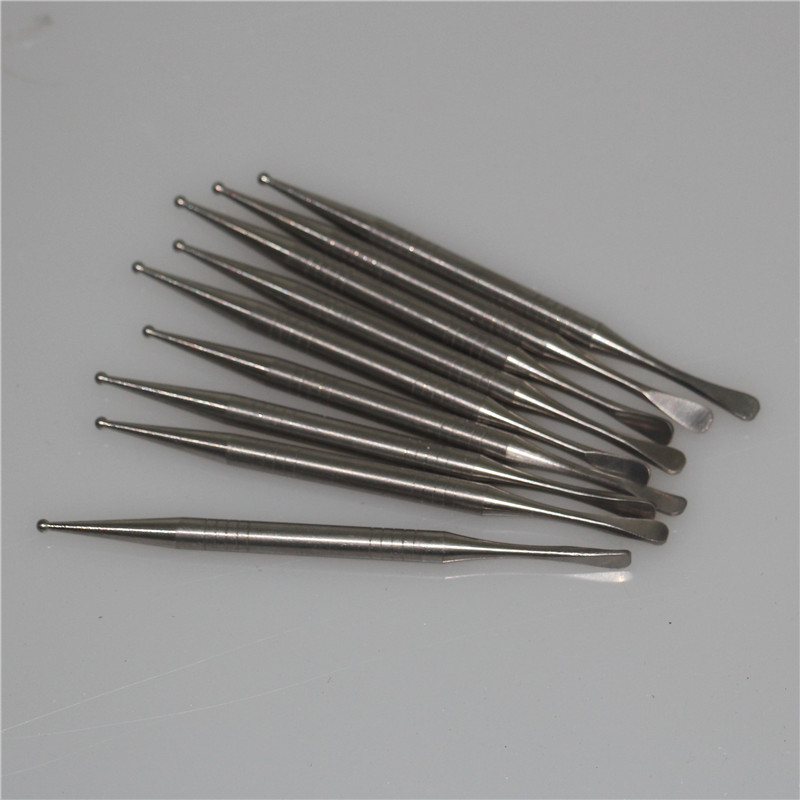 

High Quality Smoking GR2 Titanium Dabber Tool Oil Wax L 110mm Ti Dabber For Glass Bongs water pipe
