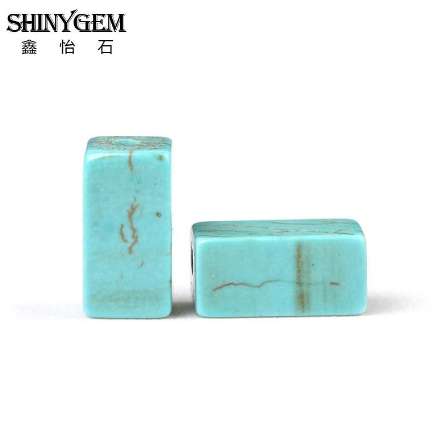 

Cuboid 4X8mm Blue Stabilized Turquoises Beads Natural Stone Bead Fashion Jewelry Beads For Bracelet Making