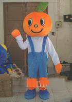 

Professional custom T2220 free ship orange fruit Mascot Costume Cute Cartoon Clothing Character Mascot Party Dress EMS Free Shipping, As picture
