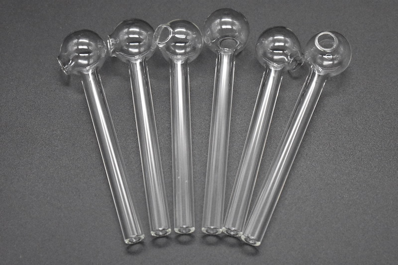 Great Pyrex Thick Glass Oil Burner Smoking Pipes thick clear tube nail somking pipes water pipes free shipping-image-413975975
