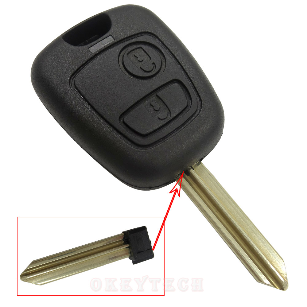C5 Citroen Xsara 2 Button FLIP BLADE KEY CASE C3