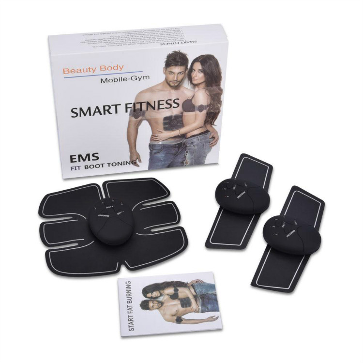

Electric EMS Stimulator Abdominal Trainer Muscle Toner Abdominal Arm Muscles Abs Body Pad Sculpting Exercise Machine Smart Fitness Massager