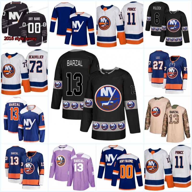 

New Season New York Islanders Jersey 4 Dennis Seidenberg 1 Thomas Greiss 40 Robin Lehner 13 Mathew Barzal 53 Casey Cizikas Hockey Jerseys, 2019 new black