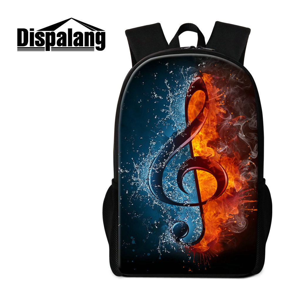 

New Fashion Women Men Backpack Unique Musical Note Male Female School Bags For Teenage Girls Boys Children Casual Shoulder Bagpacks Knapsack, As the picture show