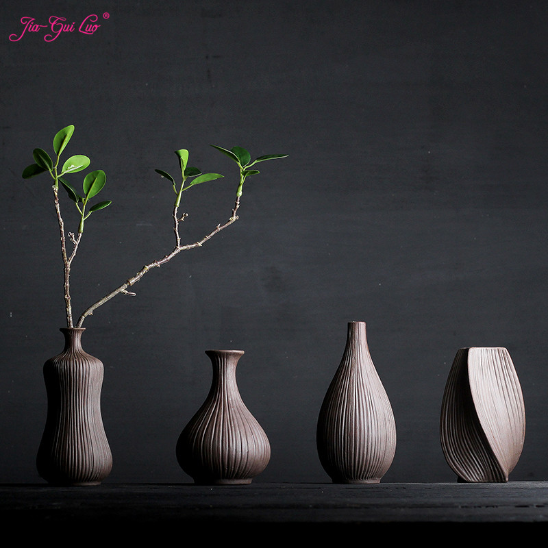 

JIA-GUI LUO Ceramic vases Home Desk Accessories Dried flowers and floral decorative containers Creative display Pottery