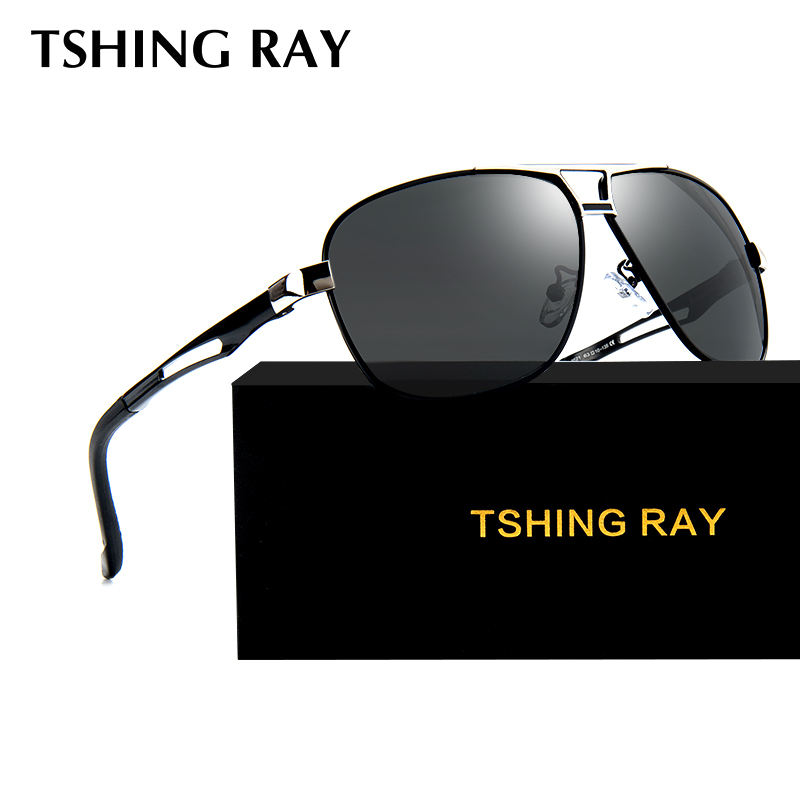 

RAY Men Vintage HD Polarized Pilot Sunglasses For Male Coating Mirror Aviation Polaroid Sun Glasses Fishing Driving UV400