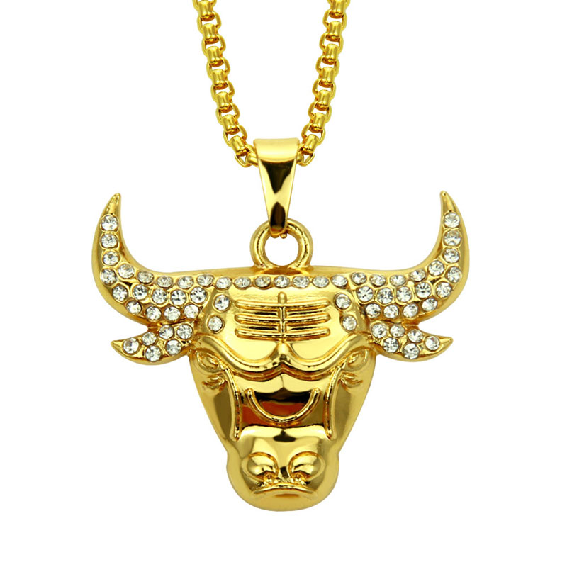 Mens Fashion Punk Skull Head Rope Chain Necklaces For Men Eagle Wing Pendant Gothic Ethnic Jewelry