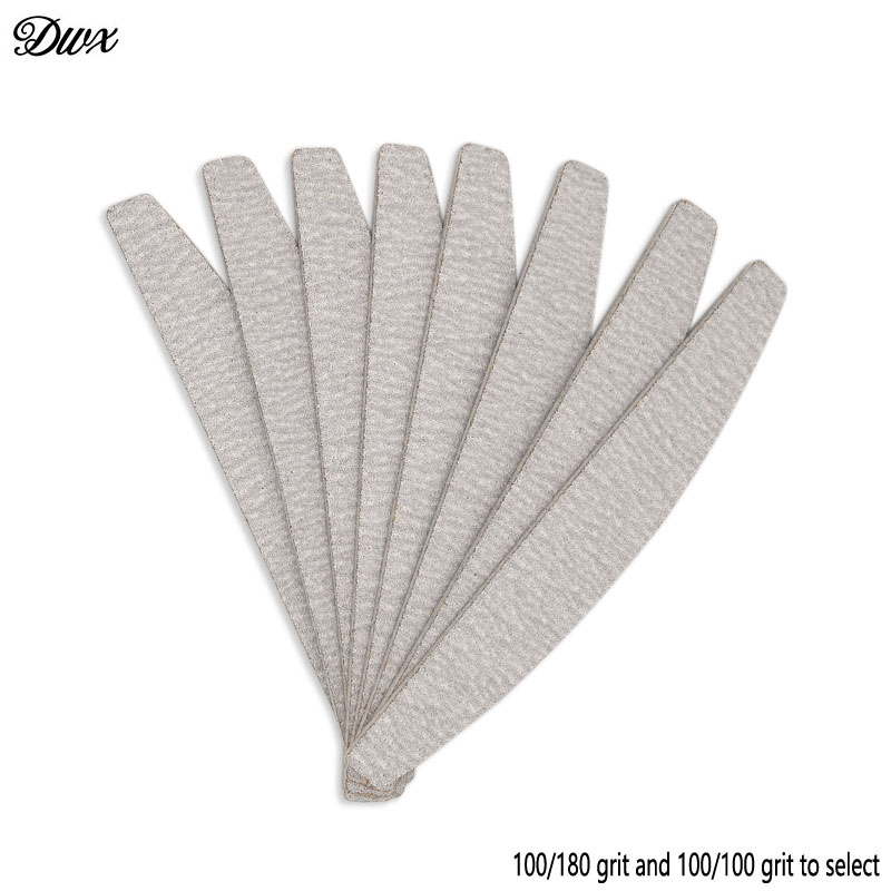 

100pcs/lot manicure sanding Nail File Buffers 100/180 grey sandpaper tools 100/100 plastic emery boards lixa de unha