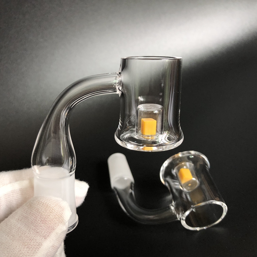 

Newest 25mm XL flat top Cadmium Core Reactor Quartz Banger nail Thermochromic thermal banger 10mm 14mm 18mm Male Female For Oil Dab Rig