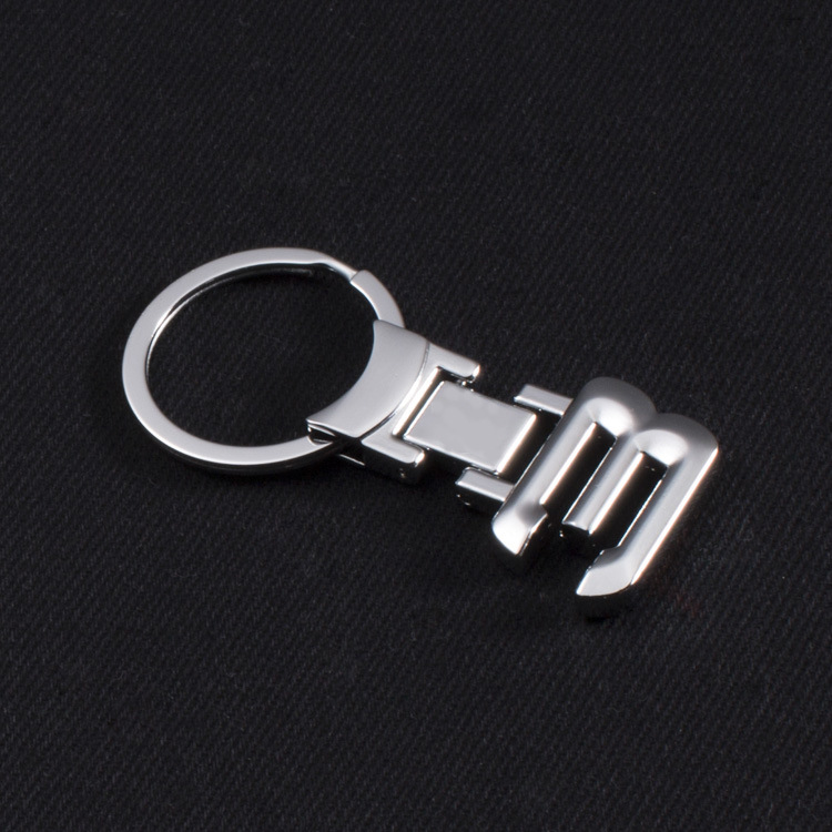 

Fashion Zinc Alloy Metal Car key ring keyring keychain key chain Car Styling for auto 1 3 5 7 X Key Holder, As picture