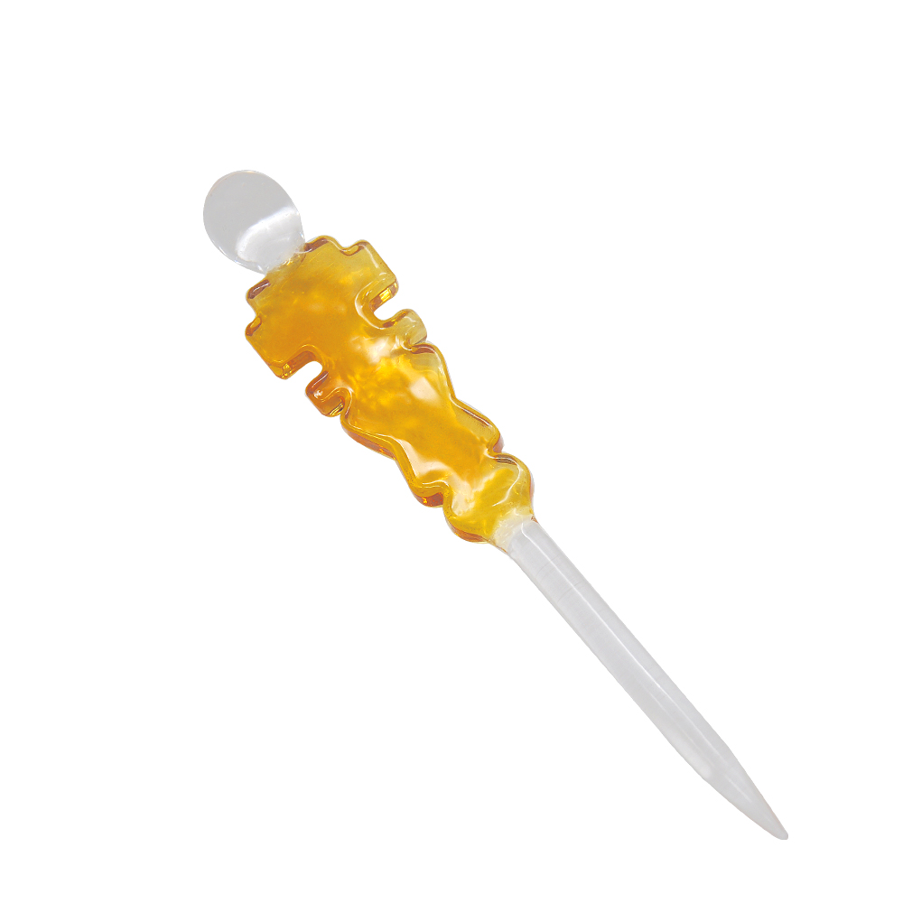 

HONEYPUFF Premium Smoking Quartz Carb Cap Dabber Wax Dad Tool 5.9Inch Handle Banger Water Pipe