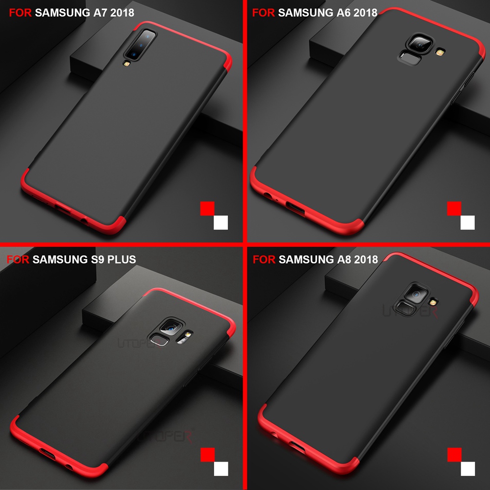 

360 Protective case for Samsung Note 9 A7 2018 Coque For Galaxy S9 S8 A6 A8 Plus Note 8 J4 J6 Prime