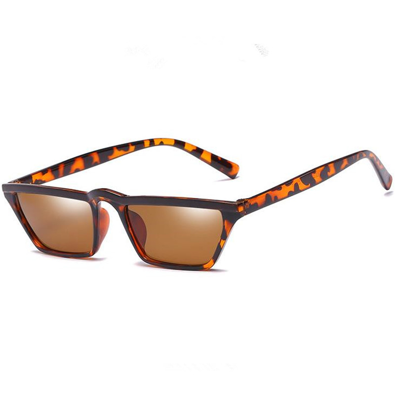 Fashion Women & Men Personality Couple Sunglasses Rectangle Sunglasses Small Frame Eyeglasses Anti-UV Spectacles Designer Sun Glasses