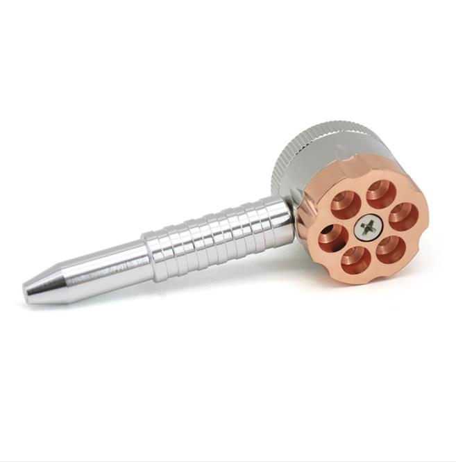 

New cartridge metal pipe two - one tobacco smoke grinder