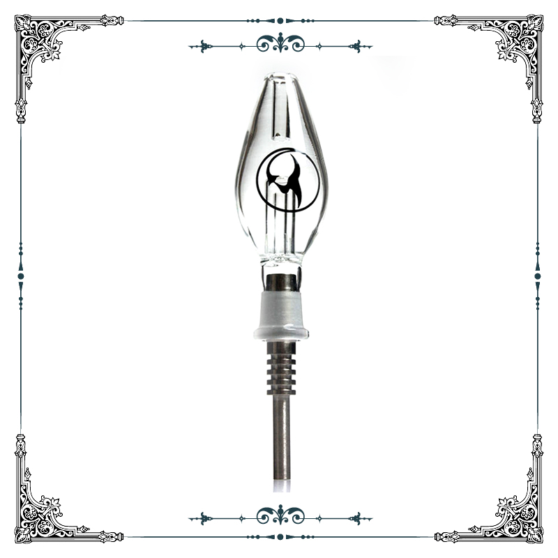 

Mini Nectar collector with a titanium nail 14mm female joint for glass bong dab oil rigs nectar collectors replacement tip free shipping