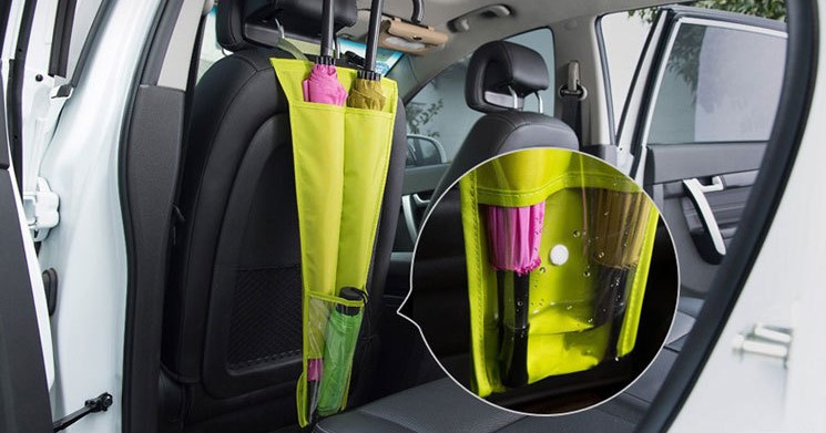 

An umbrella bag is used for the car. Home umbrella bag. Prevent water leakage. Hanging wall. Oxford +PVC. 29.5cm*73.5cm., Sky blue