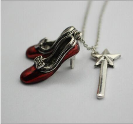 Etats-Unis Carte Capteur Sakura The Clow Magic Star Baguette Collier Anime Cosplay Pendentif