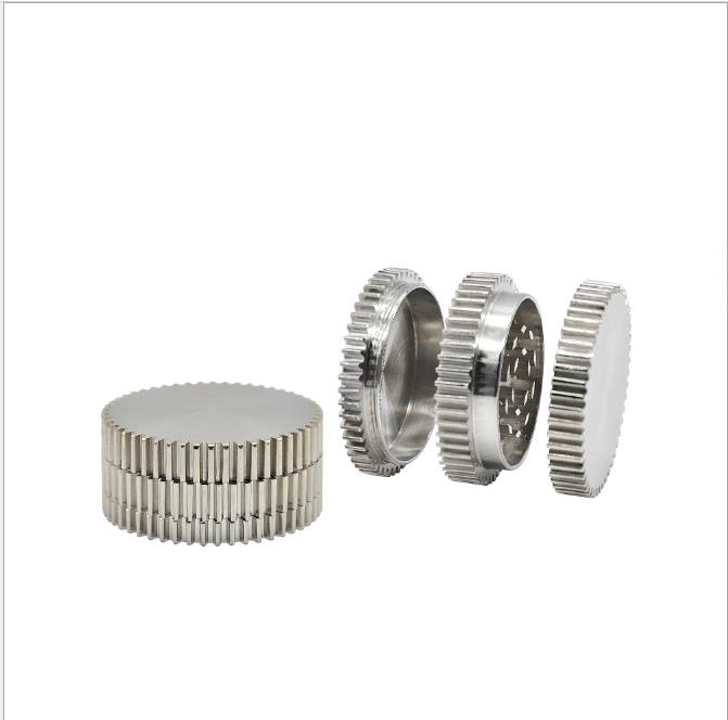 

Mini Zinc Alloy Smoke Grinder 50MM Metal 4 Layer Smog