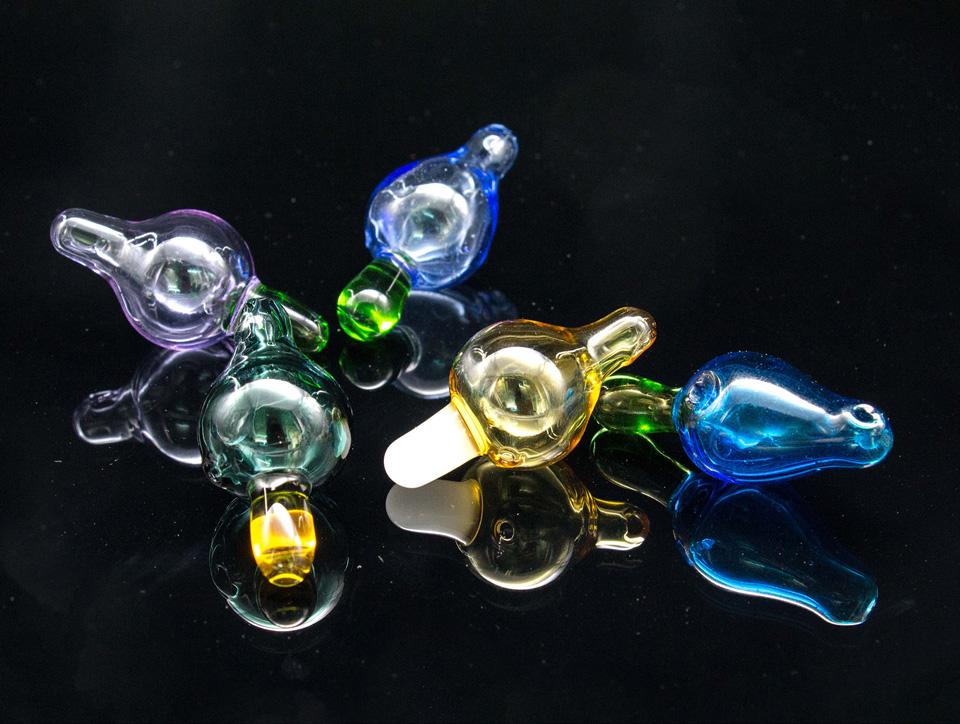

Hookahs 22mm Colored Quartz Banger Bubble Carb Cap Terp Pearl Insert Glass for water pipes dab oil rigs