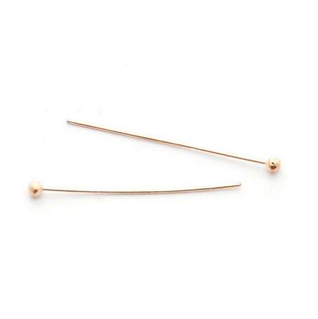 

500pcs 0.5x25mm 4 Different Colors Ball Head Pin Copper Gold Jewelry Beads Findings Jewelry Accessories For Jewelry DIY