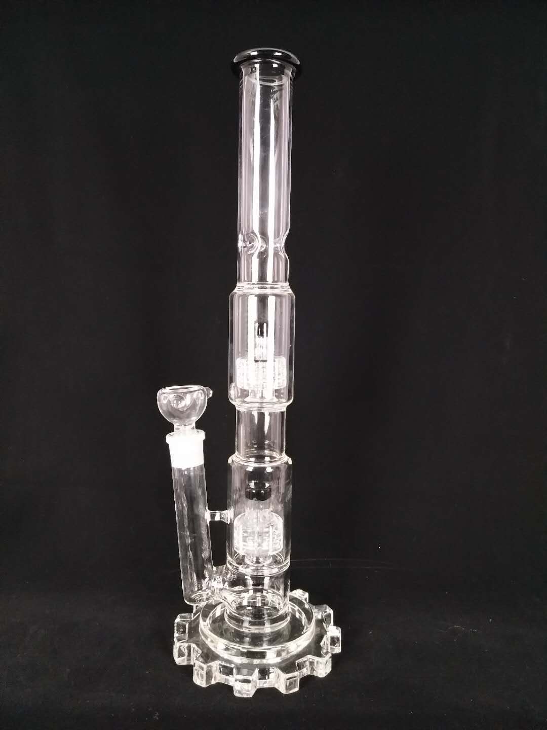 

40cm tall 18mm joint size green glass bongs and water pipes ,water bongs for smoking oil rig