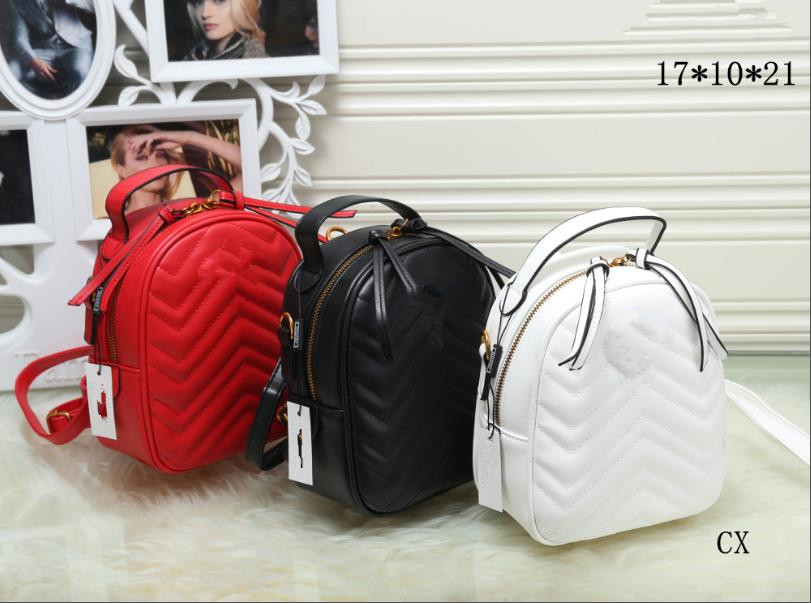 

High quality Womens Backpacks Women Bags female PU Leather Ladies Travel Bag, Red
