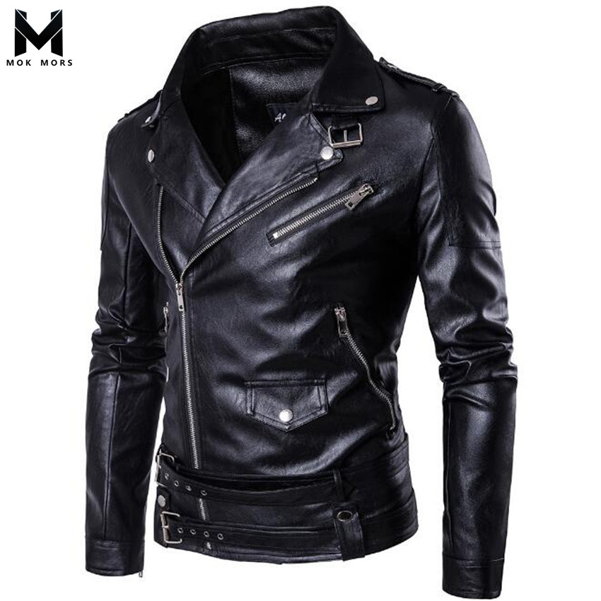 

Autumn And Winter Fashion Men's New Casual Solid Color Large Size High Quality Slim Warm Leather Long Sleeve Mens Jackets, Black