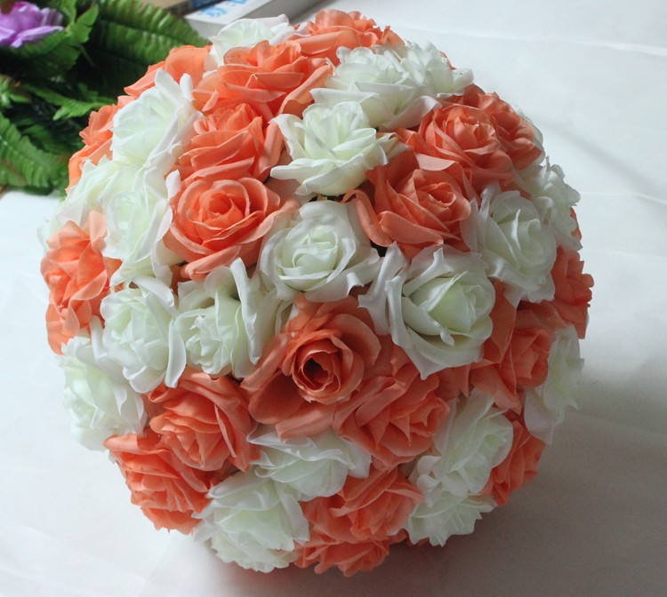 Discount New Design 10inch 25cm Hanging Flower Ball Centerpieces Silk