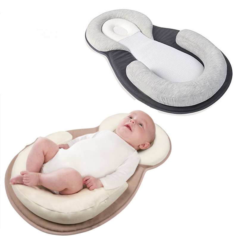 

Baby Pillow Correct Sleeping Position Newborns Sleep Positioning Pad Cotton Pillows Mom Care Infant Protection Cushion Headrest