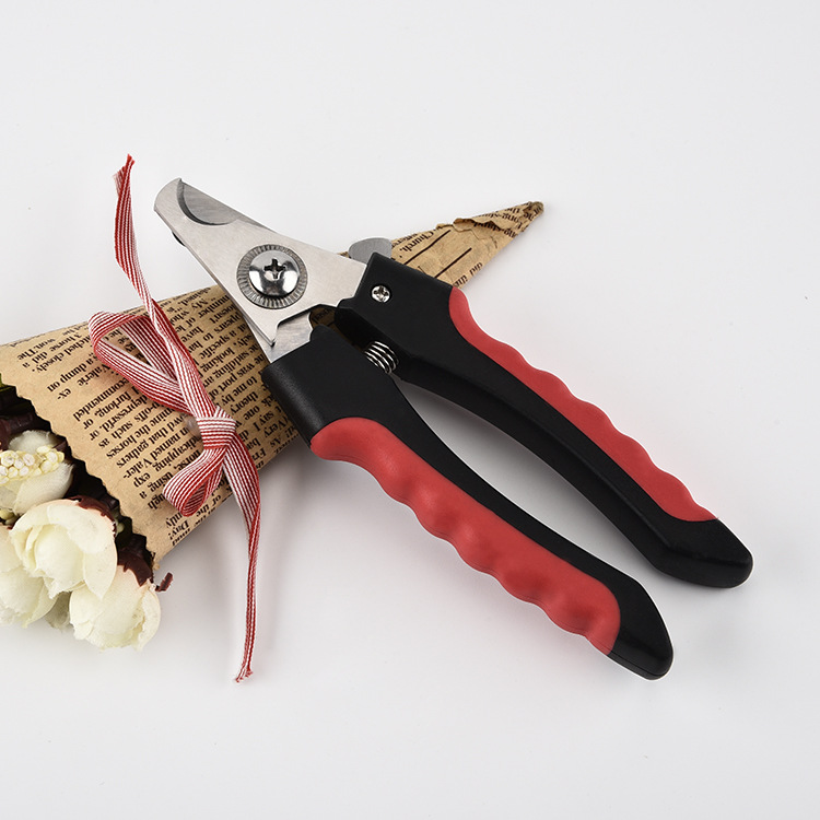 

Professional stainless steel Pet Nail Clippers dog nail scissor Animal Cat Claw Cutters puppy Dog Grooming, Red