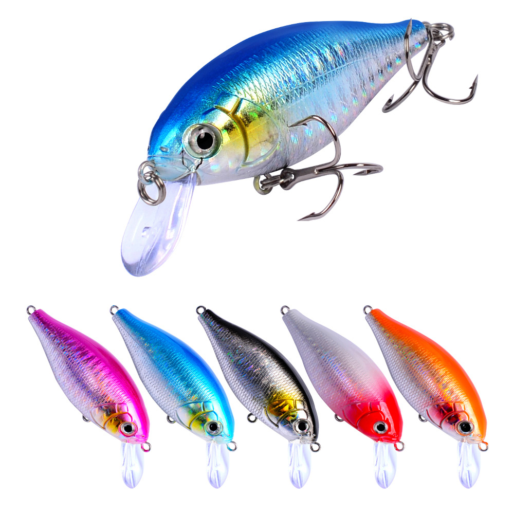 

5PC Crankbait Wobblers Hard Fishing Tackle 13g 7cm Swim Bait Bassbait Fishing Lures 5 Colors Fishing Tackle