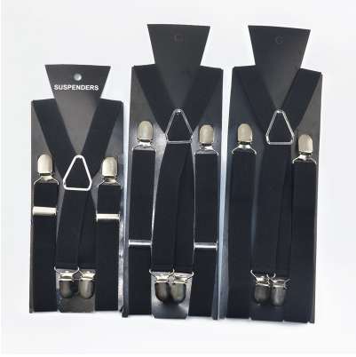 

New Fashion 4 clips Men Suspenders 4 sizes for boys and girls men and women X-back suspender