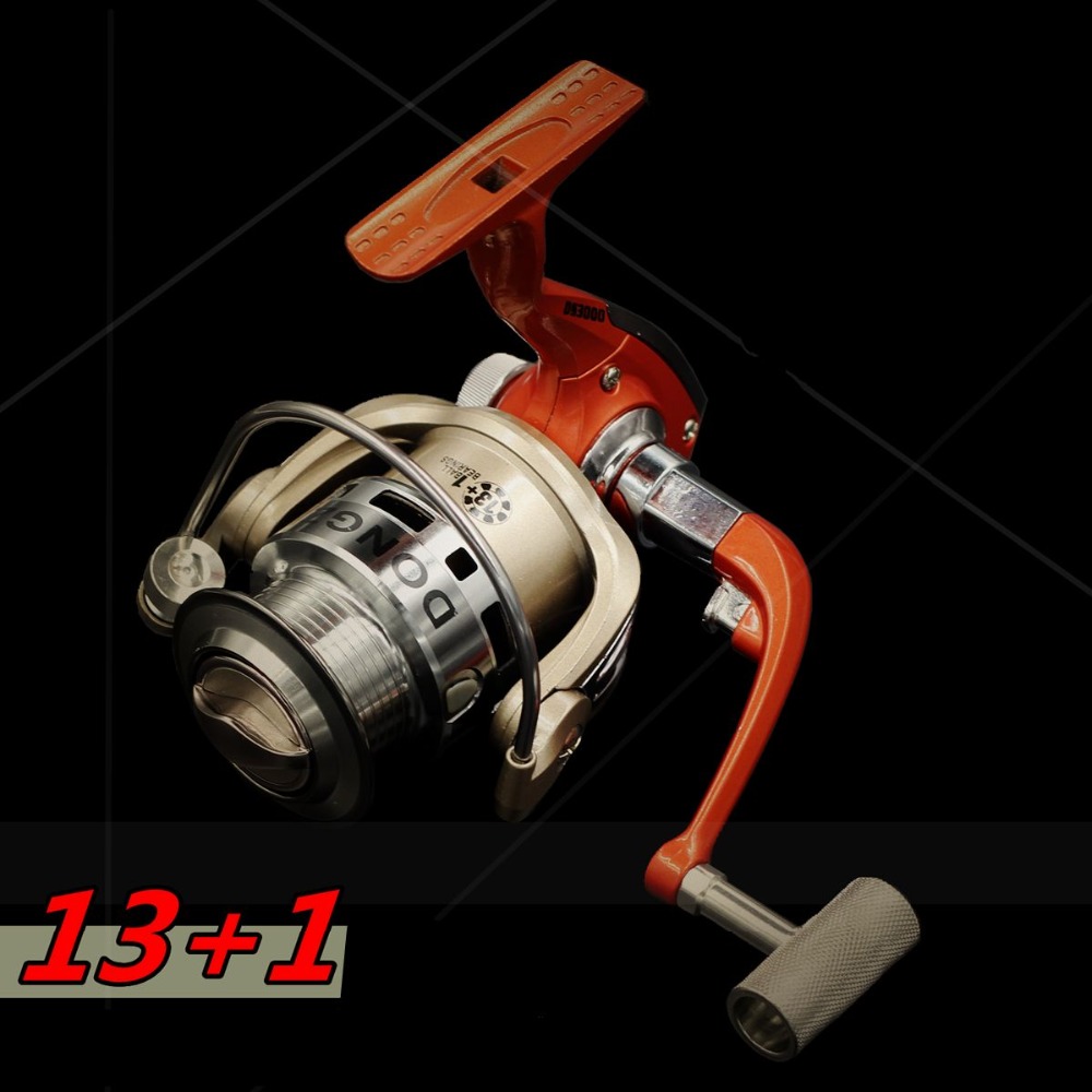 

New 13+1BB spinning fishing reel Metal spool wheels fishing reel 1000-7000 series carretilhas de pescaria molinete