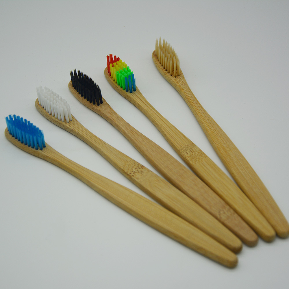 

bamboo toothbrushes tongue cleaner denture teeth travel kit oem logo hotel disposable tooth brush soft free