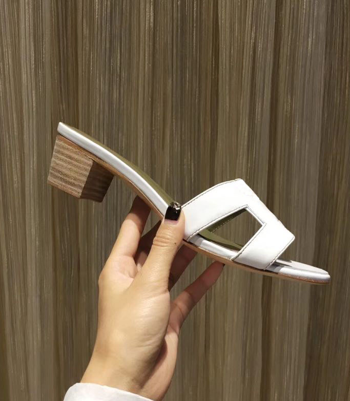 

2018 explosive ladies fashion shoes, indoor sandals Girls Fashion 9 colors with high 6.5CM high quality shoebox size 34-41, Nude
