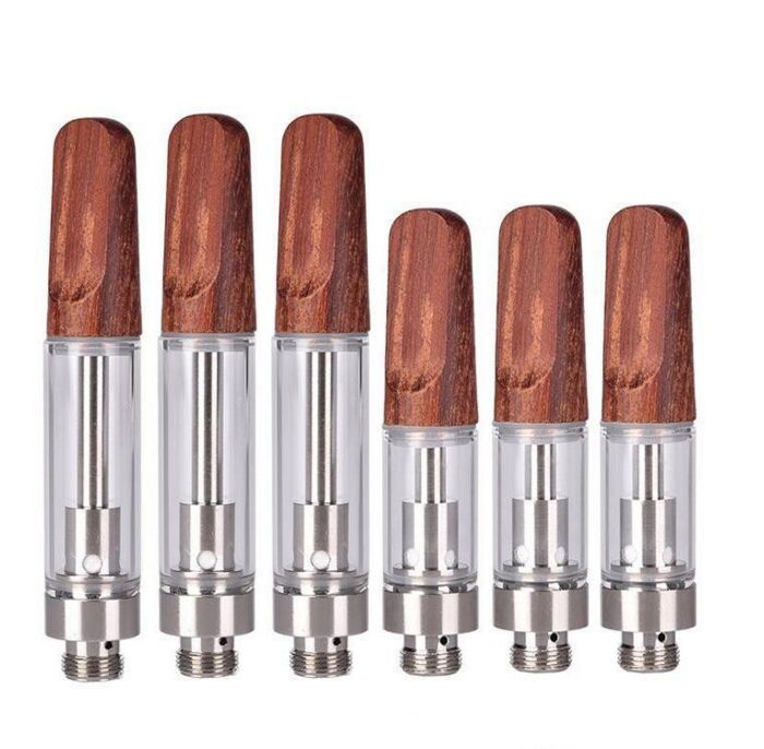 

Dabwoods Wax Oil Atomizer 510 Cartridge Battery Ceramic Coil .5 1 ml Vaporizer Shisha Pen Cart Vape Packaging