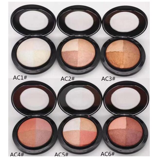 6 pièces dernière livraison gratuite 2018 maquillage chaud bonne qualité le plus bas le plus vendu bonne vente poudre minéralisée 8g