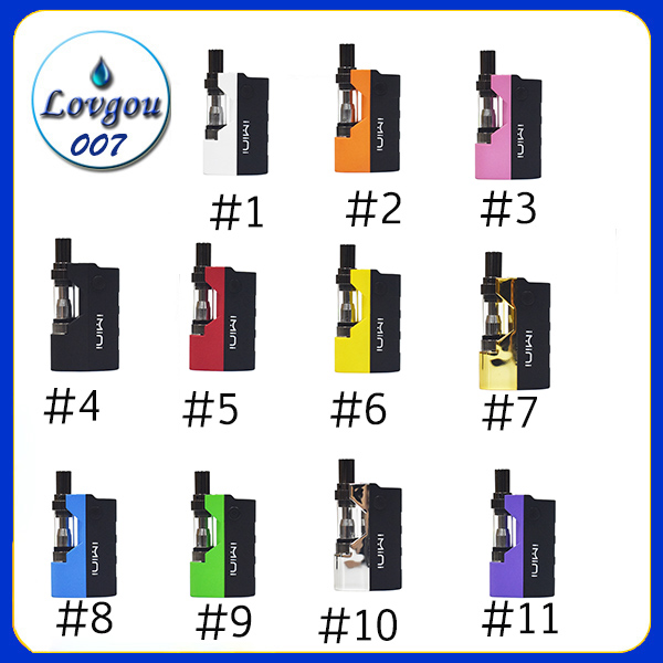 

Original Imini vape Cartridges Kit with Liberty V1 Cartridges 500mAh Vape Preheat VV Mod Fit Liberty v9 v10 v14 Th205 MT6 G5 G2