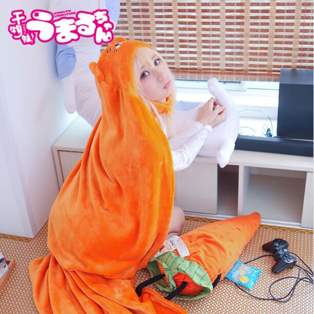 

Umaru Chan Anime Cosplay Costume Himouto Umaru-Chan Cloak Doma Umaru Soft Hoodie Cape Party Halloween Costume For Women