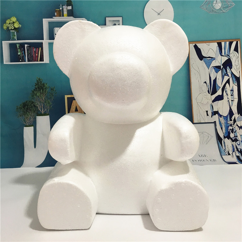 styrofoam teddy bears