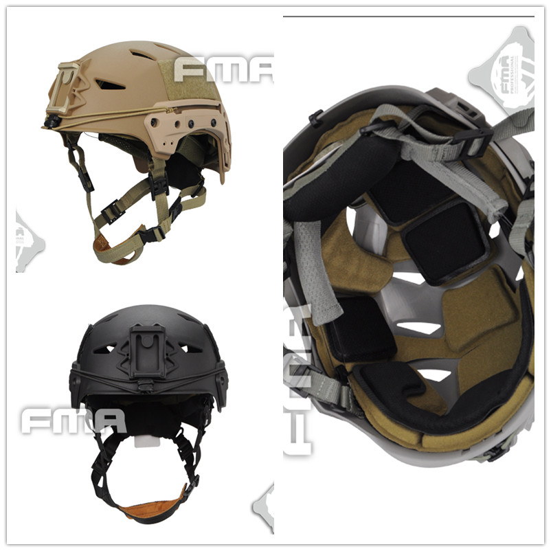 

2017 NEW FMA Bump EXFIL Lite Tactical Helmet Tan black free shipping Party Masks